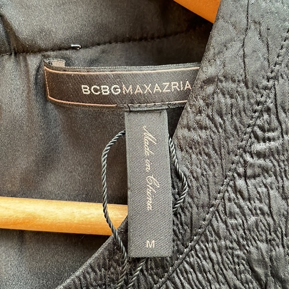 NWT BCBG MAXAZARIA black dress, size M - Picture 5 of 8